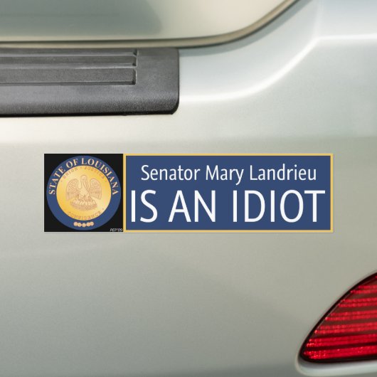 Mary Landrieu Bumpersticker (Op auto)