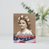 Mary Lincoln, First Lady of the U.S. Briefkaart (Staand voorkant)