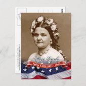 Mary Lincoln, First Lady of the U.S. Briefkaart (Voorkant / Achterkant)