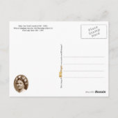 Mary Lincoln, First Lady of the U.S. Briefkaart (Achterkant)
