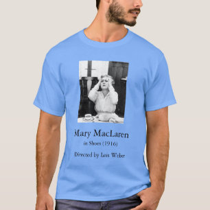 Mary MacLaren in Shoes (1916) beroemd gemaakt door T-shirt