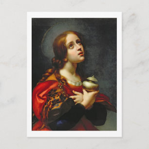 Mary Magdalene, 1660-70 (olie op doek) Briefkaart