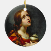 Mary Magdalene, 1660-70 (olie op doek) Keramisch Ornament (Achterkant)