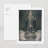 Mary Magdalene bij de Sepulcher, c.1805 (w/c en p Briefkaart (Voorkant / Achterkant)