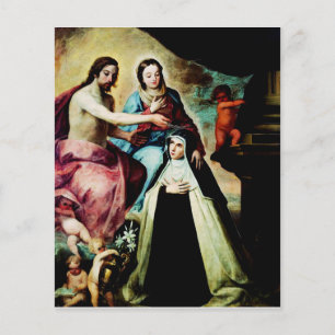 Mary Magdalene de Pazzi door Pedro de Moya