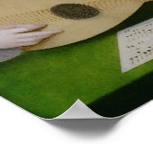 Mary Magdalene die een Lute speelt Poster (Hoek)