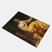 Mary Magdalene (door Artemisia Gentileschi) Deurmat (Schuin)