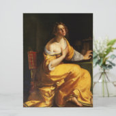 Mary Magdalene (door Artemisia Gentileschi) Kaart (Staand voorkant)