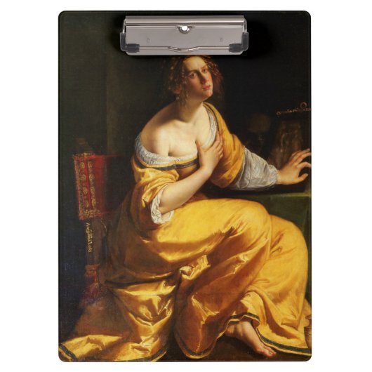 Mary Magdalene (door Artemisia Gentileschi) Klembord (Voorkant)
