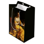 Mary Magdalene (door Artemisia Gentileschi) Medium Cadeauzakje (Voorkant Gekanteld)