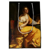 Mary Magdalene (door Artemisia Gentileschi) Medium Cadeauzakje (Achterkant)