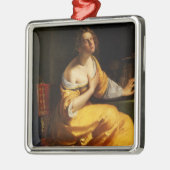 Mary Magdalene (door Artemisia Gentileschi) Metalen Ornament (Links)
