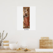 Mary Magdalene. Door Carlo Crivelli Poster (Keuken)