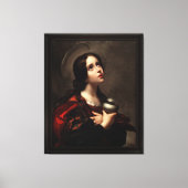 Mary Magdalene door Carlo Dolci Canvas Afdruk (Voorkant)