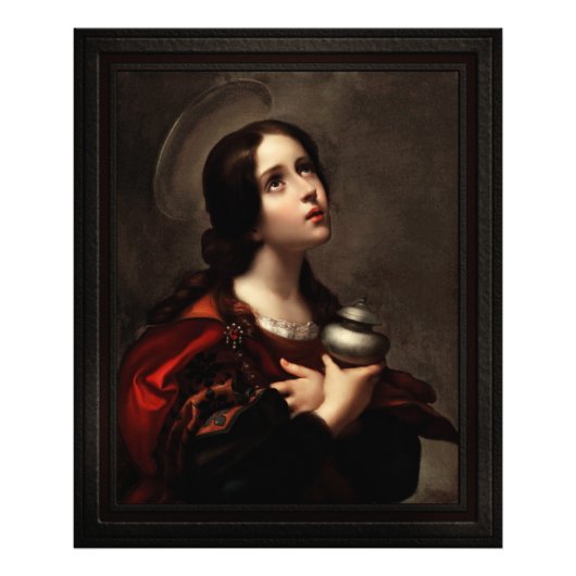 Mary Magdalene door Carlo Dolci Foto Afdruk (Voorkant)