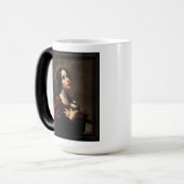 Mary Magdalene door Carlo Dolci Magische Mok (Voorkant links)