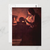 Mary Magdalene door Georges de La Tour Briefkaart (Voorkant / Achterkant)
