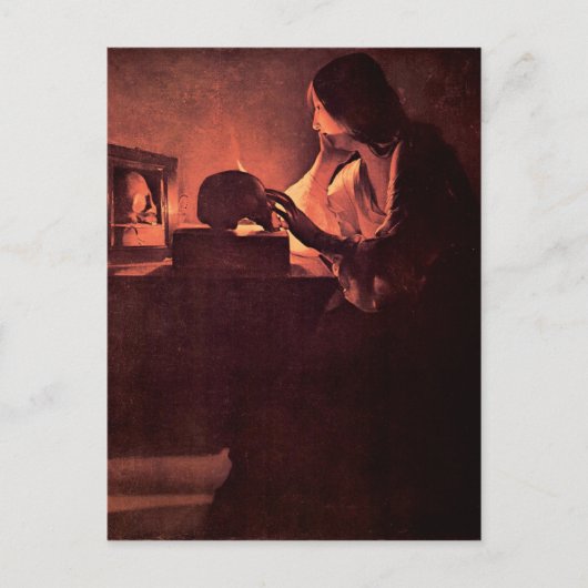 Mary Magdalene door Georges de La Tour Briefkaart (Voorkant)