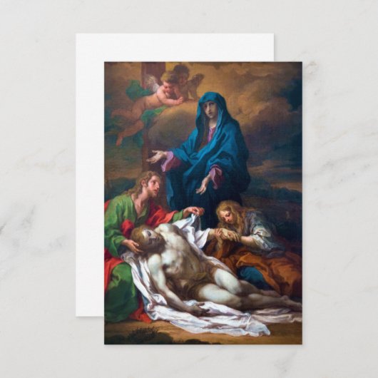 Mary Magdalene en Jezus Bedankkaart (Voorkant / Achterkant)