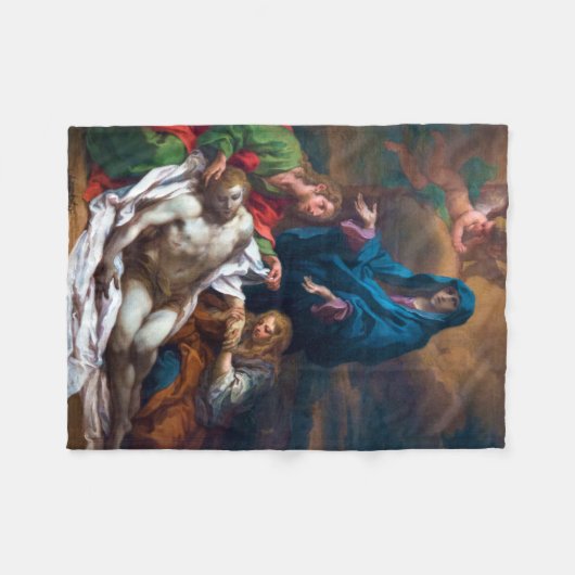 Mary Magdalene en Jezus Fleece Deken (Voorkant (Horizontaal))