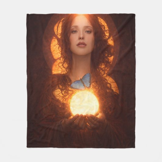 Mary Magdalene Fleece Blanket Deken (Voorkant)