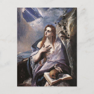 Mary Magdalene in Penitentie door het Briefkaart E