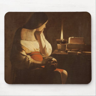 Mary Magdalene met een nachtlicht, 1630-35 Muismat
