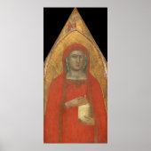 Mary Magdalene - Pietro Lorenzetti Fine Art Poster (Voorkant)
