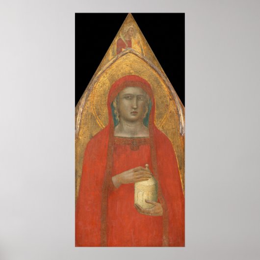 Mary Magdalene - Pietro Lorenzetti Fine Art Poster (Voorkant)