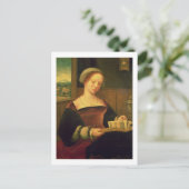 Mary Magdalene Reading (olie op het paneel) Briefkaart (Staand voorkant)