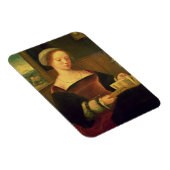 Mary Magdalene Reading (olie op het paneel) Magneet (Rechterzijde)
