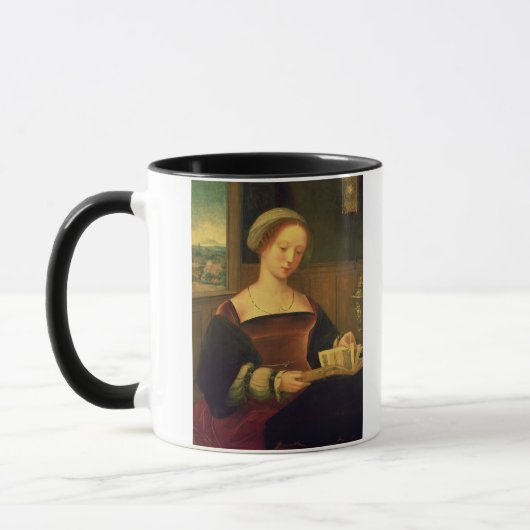 Mary Magdalene Reading (olie op het paneel) Mok (Links)