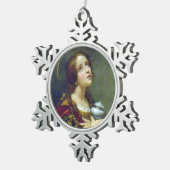 MARY MAGDALENE TIN SNEEUWVLOK ORNAMENT (Rechts)