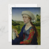 Mary Magdalene uit het rechterpaneel Briefkaart (Voorkant / Achterkant)