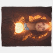Mary Magdalene Vliesdeken Fleece Deken (Voorkant (Horizontaal))