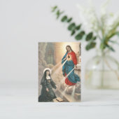 Mary Margaret Alacoque Rooms-Katholieke Kaart Plaatskaartje (Staand voorkant)