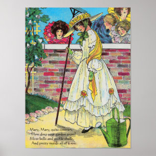 Mary Mary Best Gegroet Hoe Staat Uw Tuin Erbij Poster