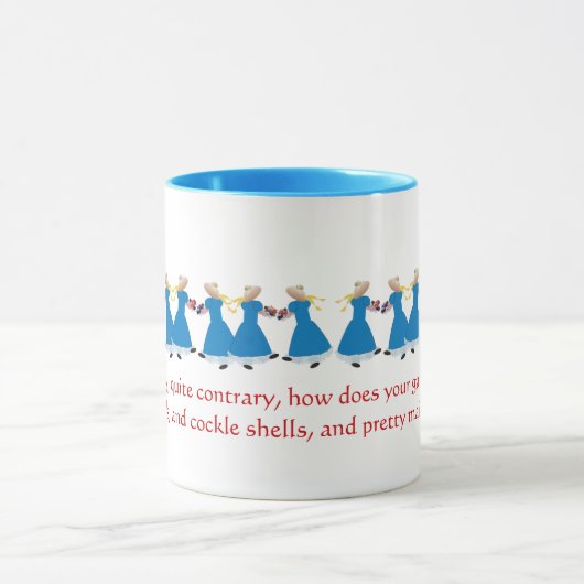 Mary, Mary, heel anders - Nursery Rhyme Mok (Midden)