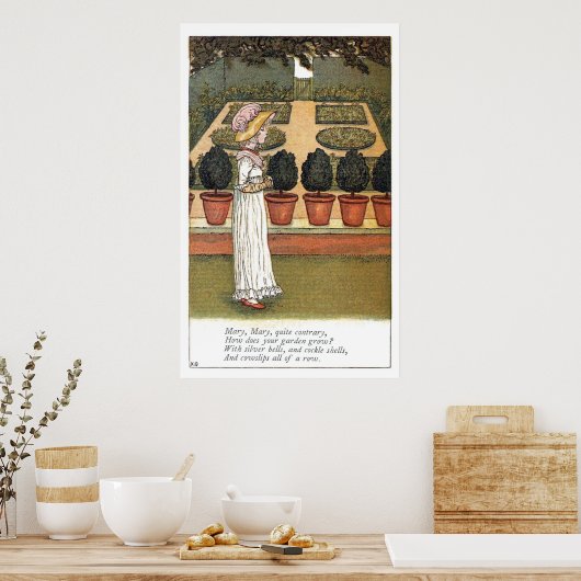 Mary, Mary, heel tegengesteld Poster (Keuken)