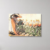 Mary, Mary, Quite Contrary Nursery Rhyme Canvas Afdruk (Voorkant)