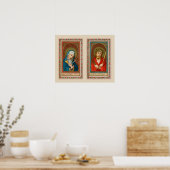Mary, Mater Dolorosa & Jesus, Ecce Homo Poster (Keuken)