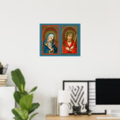 Mary, Mater Dolorosa & Jesus, Ecce Homo Poster (Thuiskantoor)