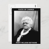 Mary McLeod Bethune Briefkaart (Voorkant / Achterkant)