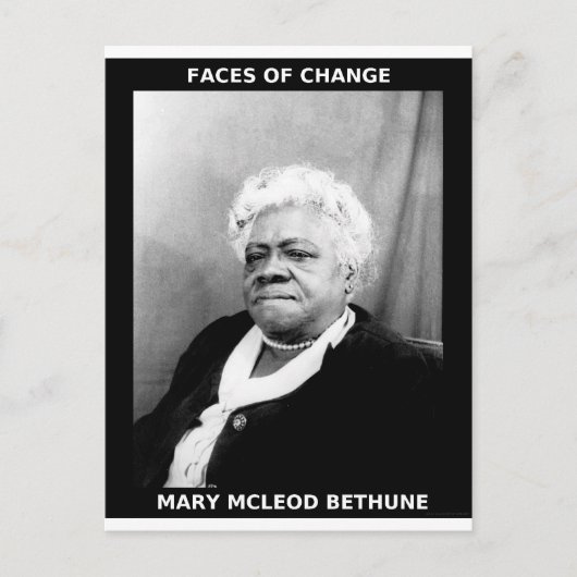 Mary McLeod Bethune Briefkaart (Voorkant)