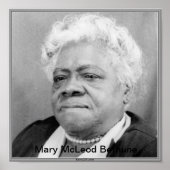 Mary McLeod Bethune Poster (Voorkant)
