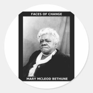 Mary McLeod Bethune Ronde Sticker