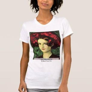 Mary met een rood Pet van Stuck Franz von T-shirt