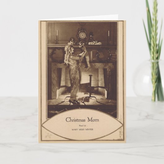 Mary Miles Minter 1921 Feestdagen Kaart (Voorkant)