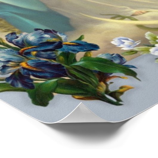 Mary moeder van God, de heilige maagd, poster (Hoek)