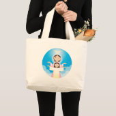 Mary Moeder van God Grote Tote Bag (Voorkant (product))